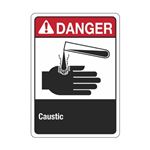 Danger Caustic Sign